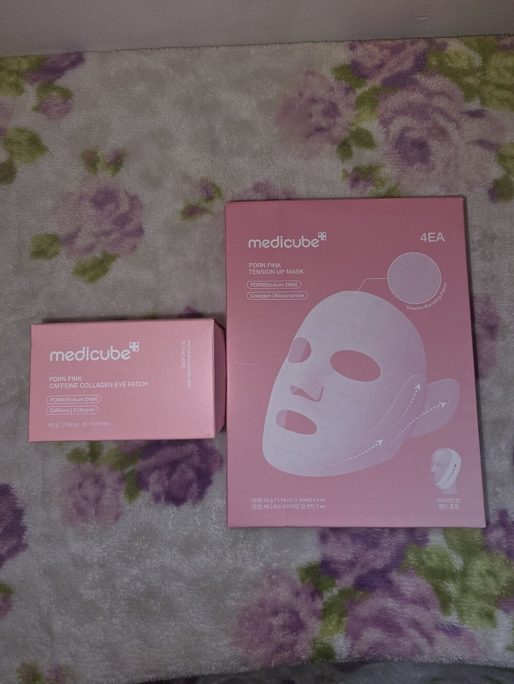 Medicube PDRN Pink Tension Up Mask & Eye Patch Set
